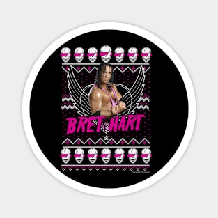 Bret Hart Christmas Ugly Magnet